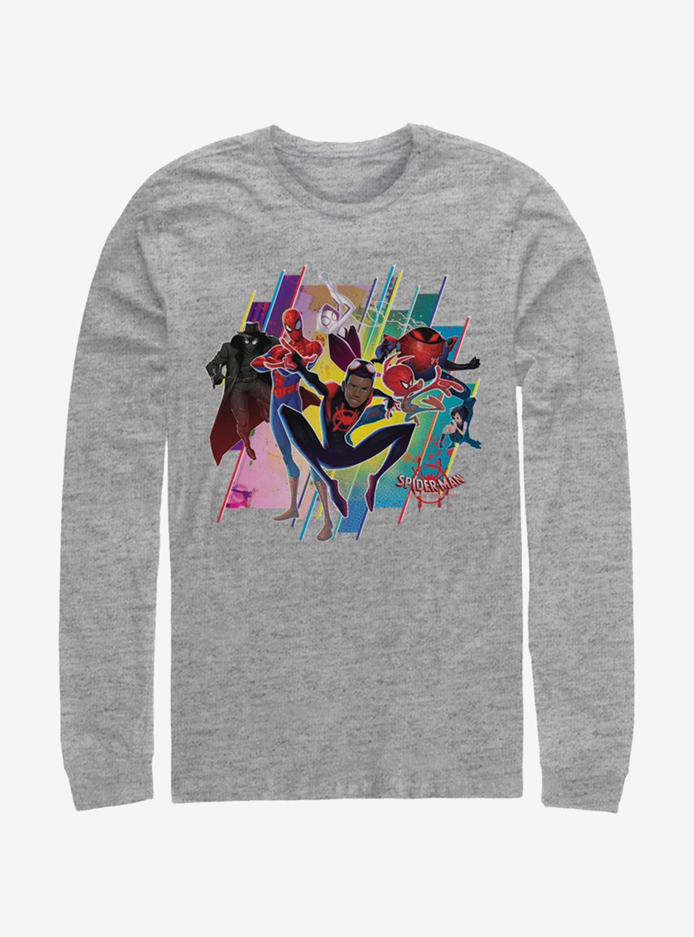 Marvel Spider-Man Spider-Verse Group Long-Sleeve T-Shirt, , hi-res