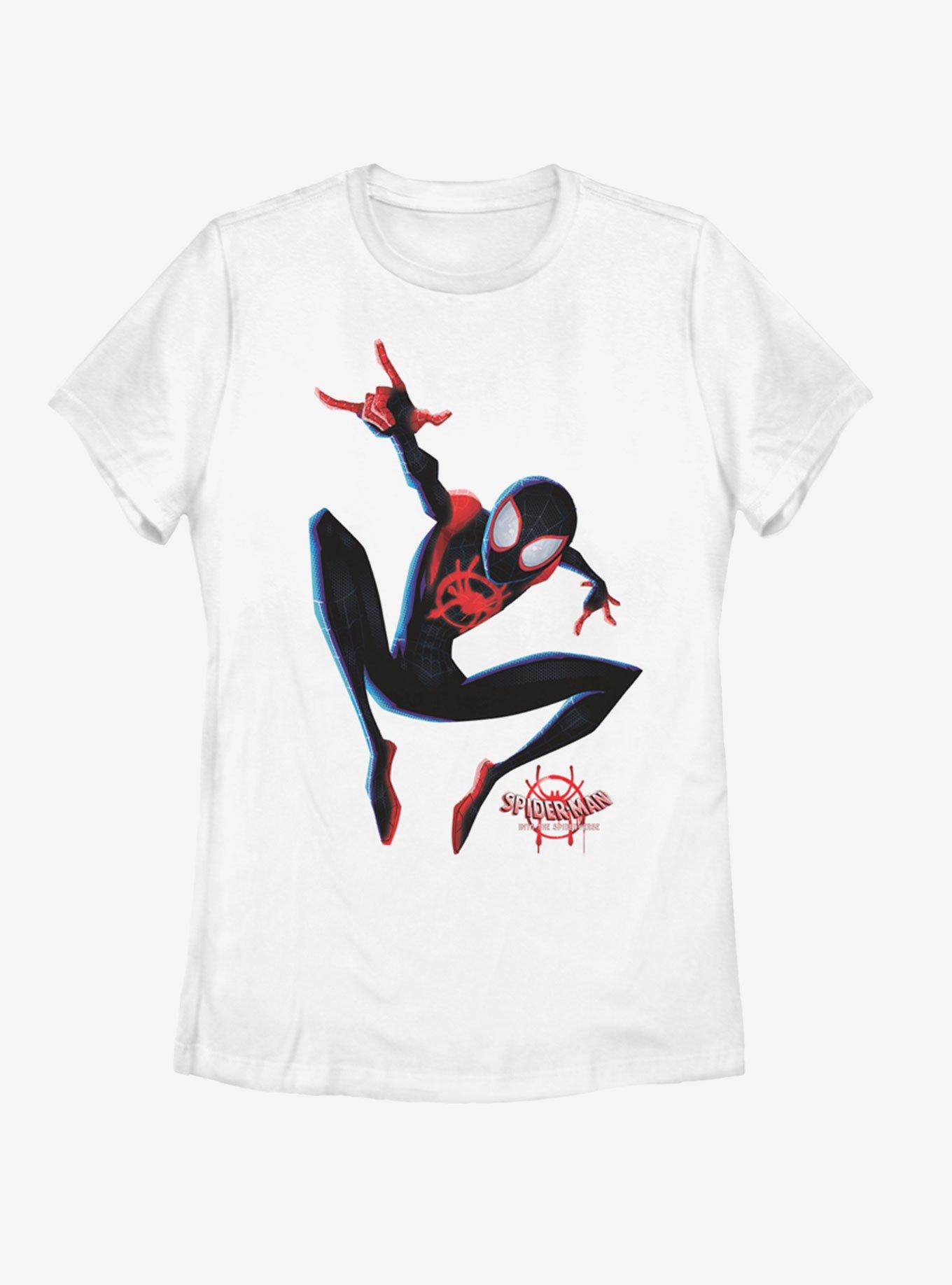 Marvel Spider-Man Big Miles Womens T-Shirt, WHITE, hi-res