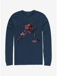 Marvel Spider-Man Giant Robo Long-Sleeve T-Shirt , NAVY, hi-res
