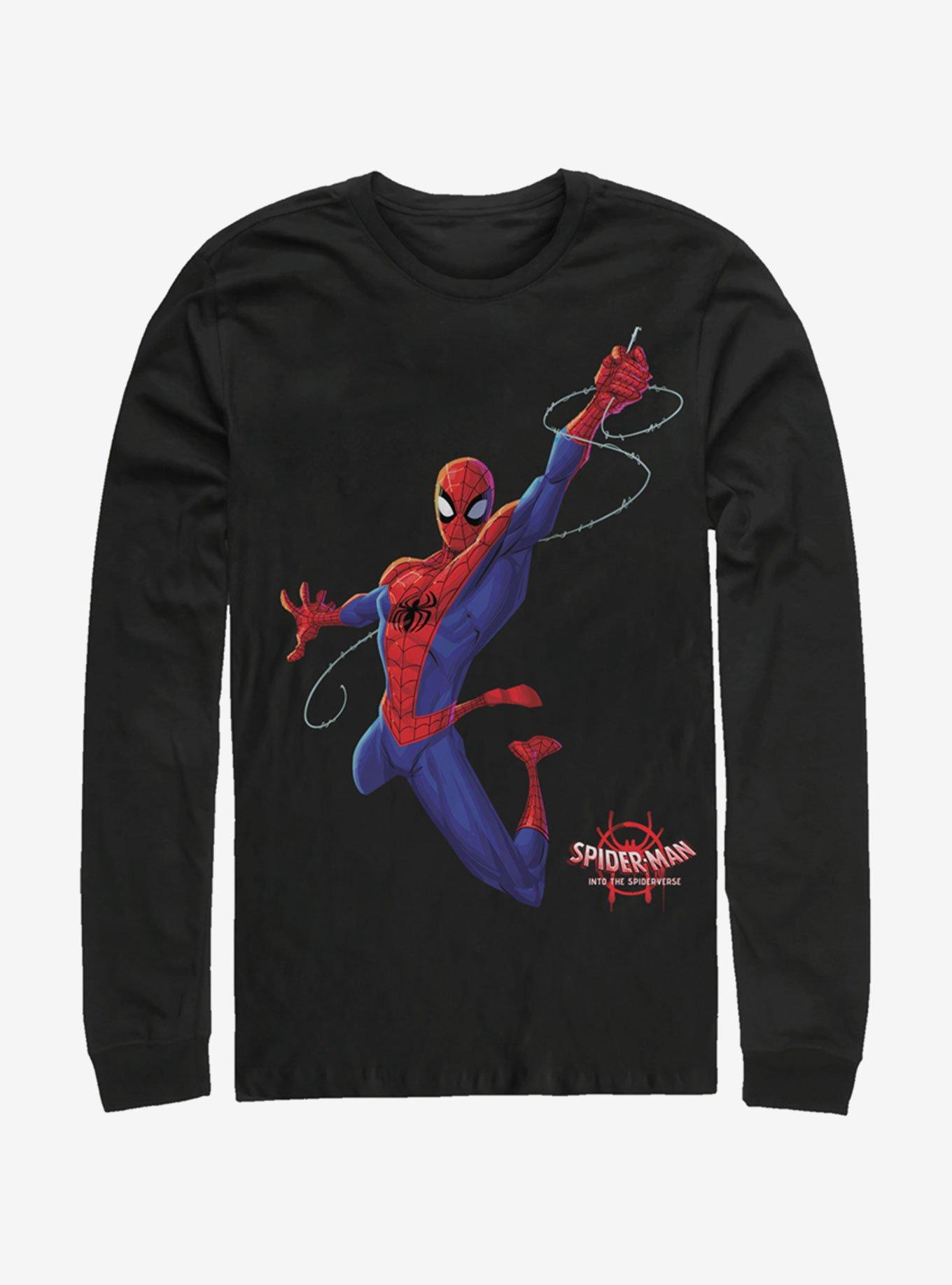 Marvel Spider-Man Real Spider-Man Long-Sleeve T-Shirt, BLACK, hi-res