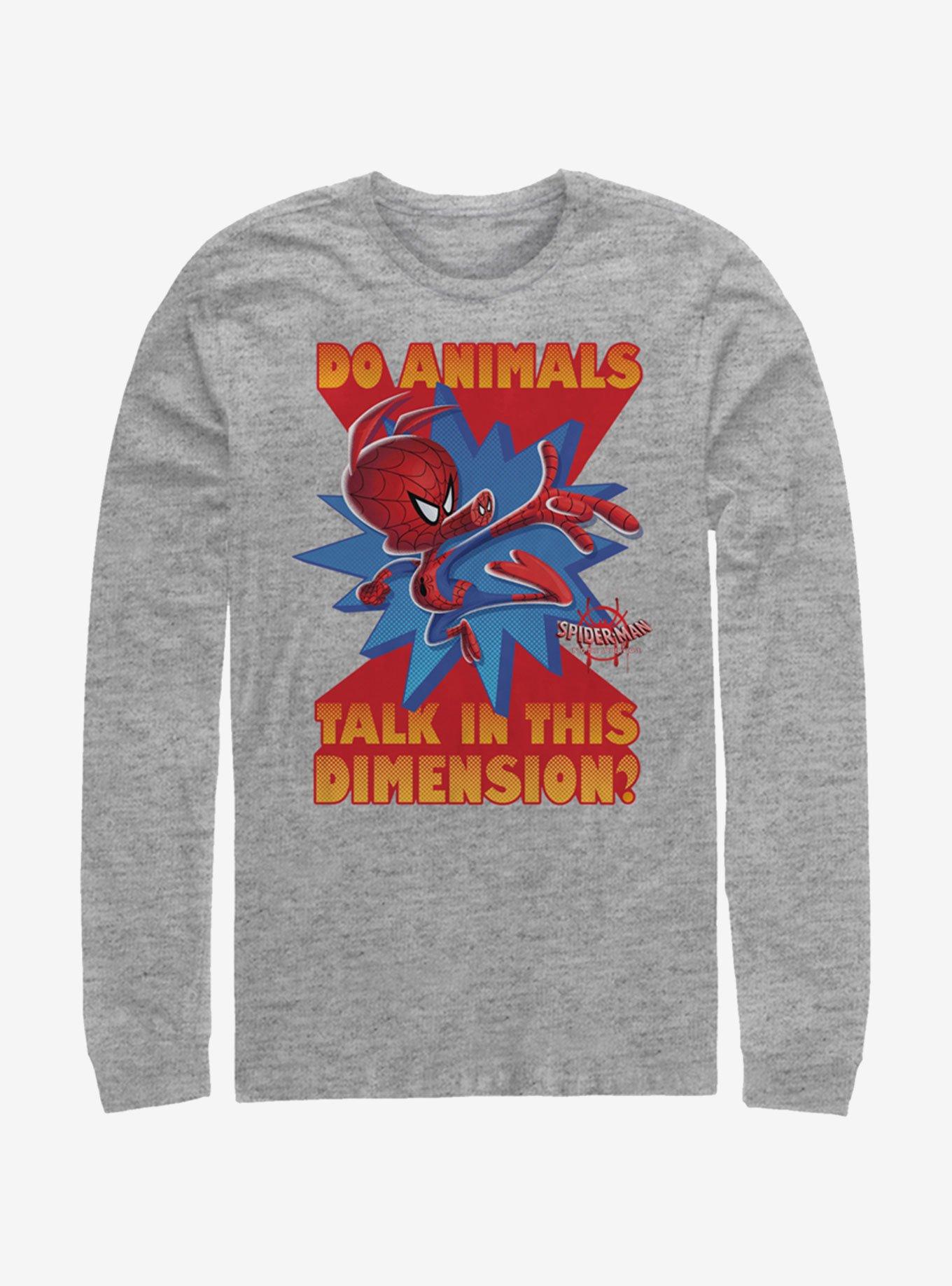 Marvel Spider-Man Spider-Ham Long-Sleeve T-Shirt, ATH HTR, hi-res