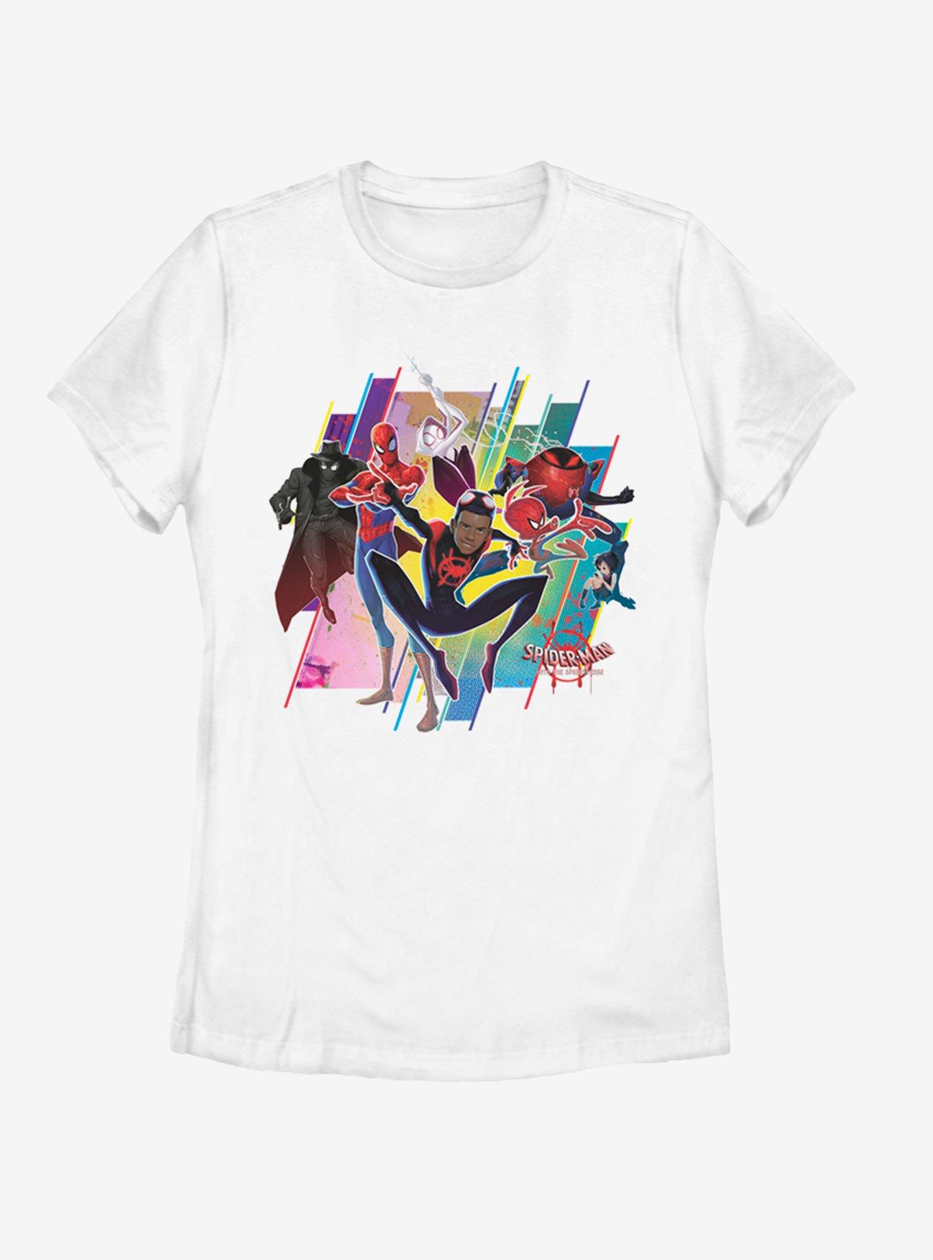 Marvel Spider-Man Spider-Verse Group Womens T-Shirt, , hi-res