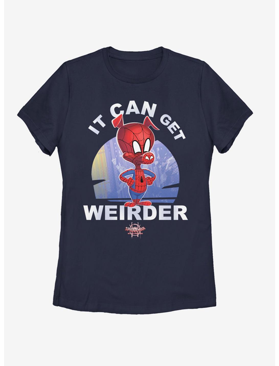 Marvel Spider-Man It Can Get Weirder Spider-Ham Womens T-Shirt, NAVY, hi-res