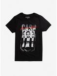 Johnny Cash American Rebel Mug Shot T-Shirt, BLACK, hi-res