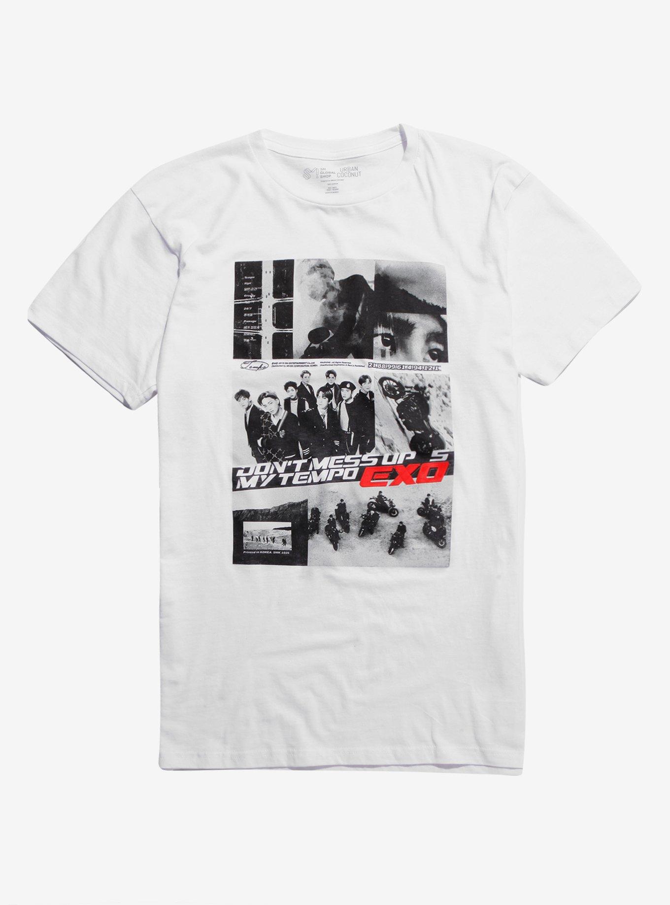 EXO Don't Mess Up My Tempo T-Shirt, WHITE, hi-res