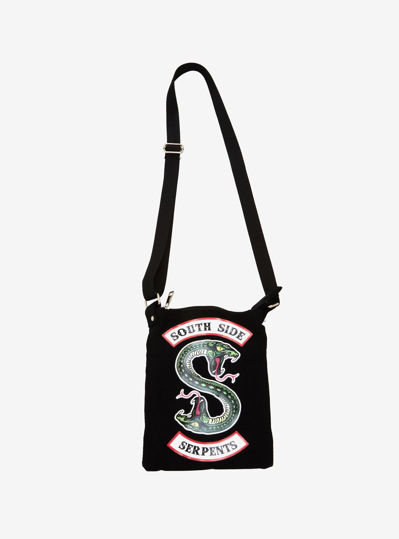 Riverdale Southside Serpents Passport Crossbody Bag, , hi-res