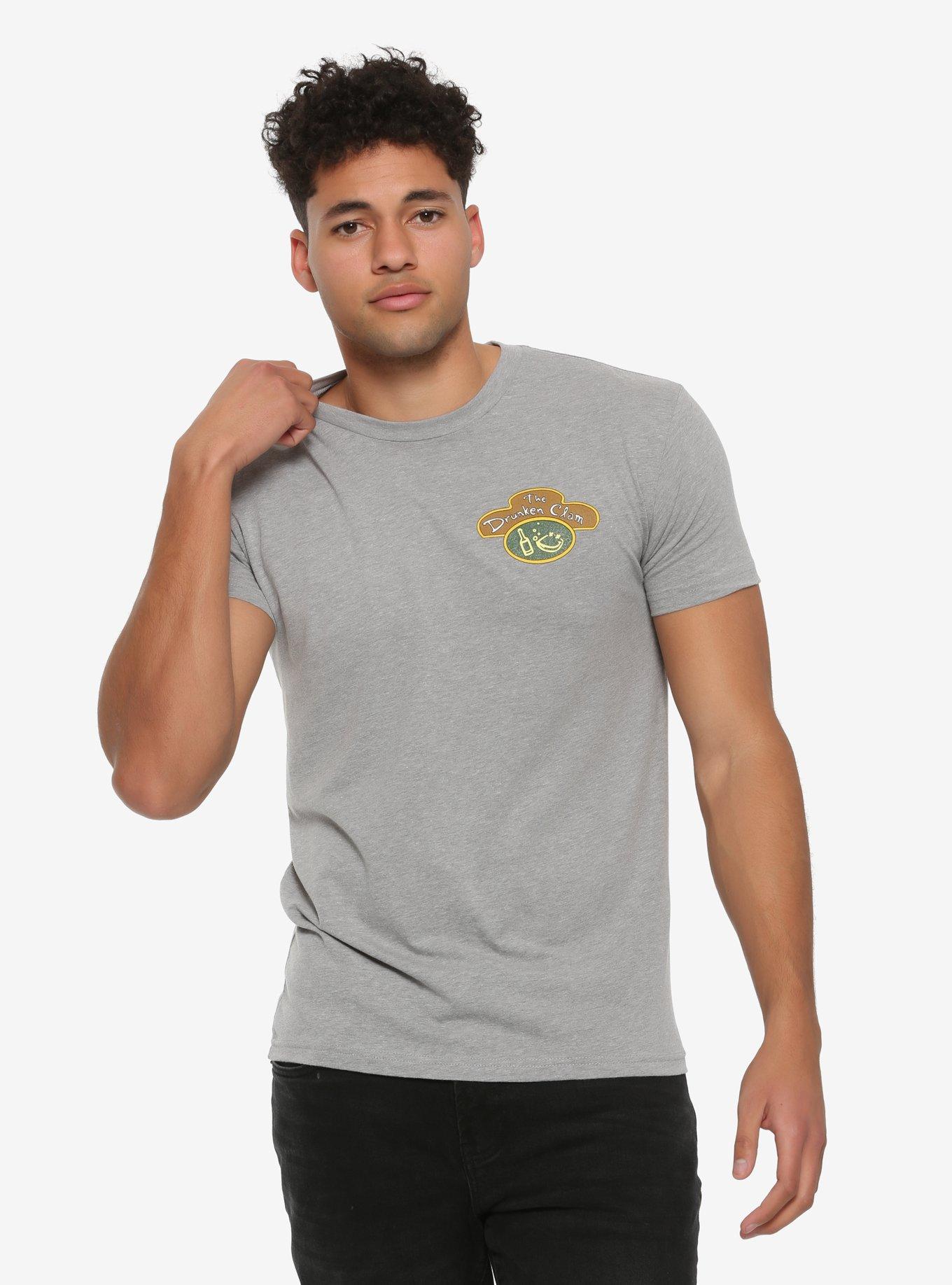 Family Guy The Drunken Clam T-Shirt, GREY, hi-res