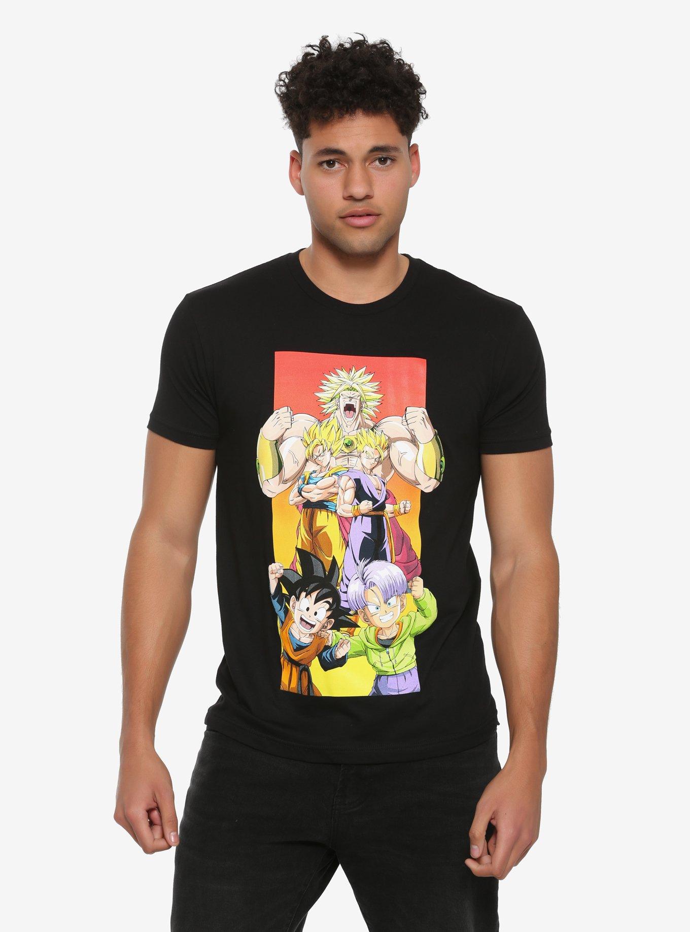 Dragon Ball Z Broly T-Shirt - BoxLunch Exclusive, BLACK, hi-res