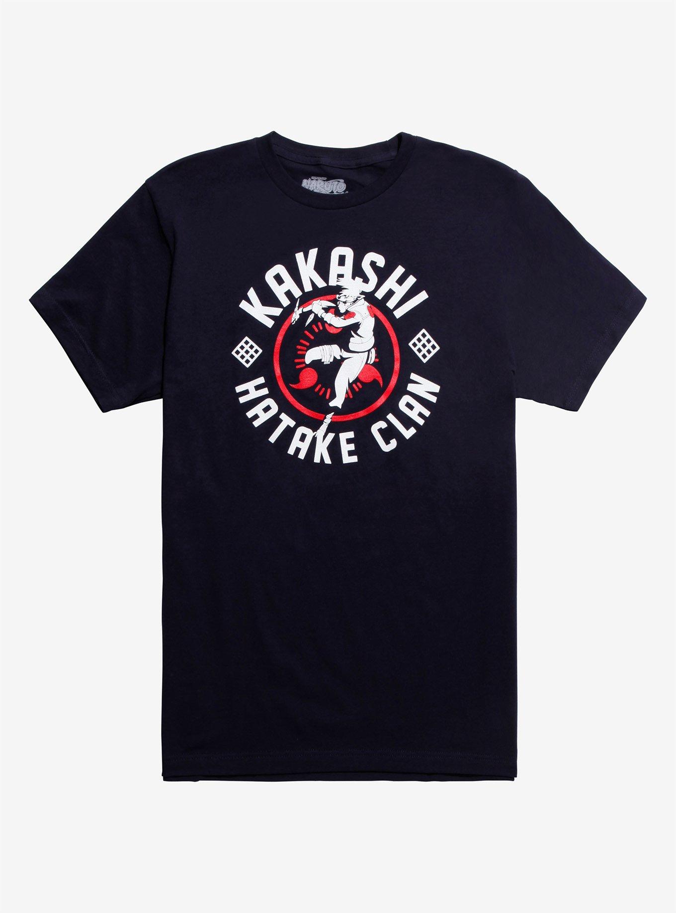 Naruto Shippuden Kakashi Hatake Clan T-Shirt, WHITE, hi-res