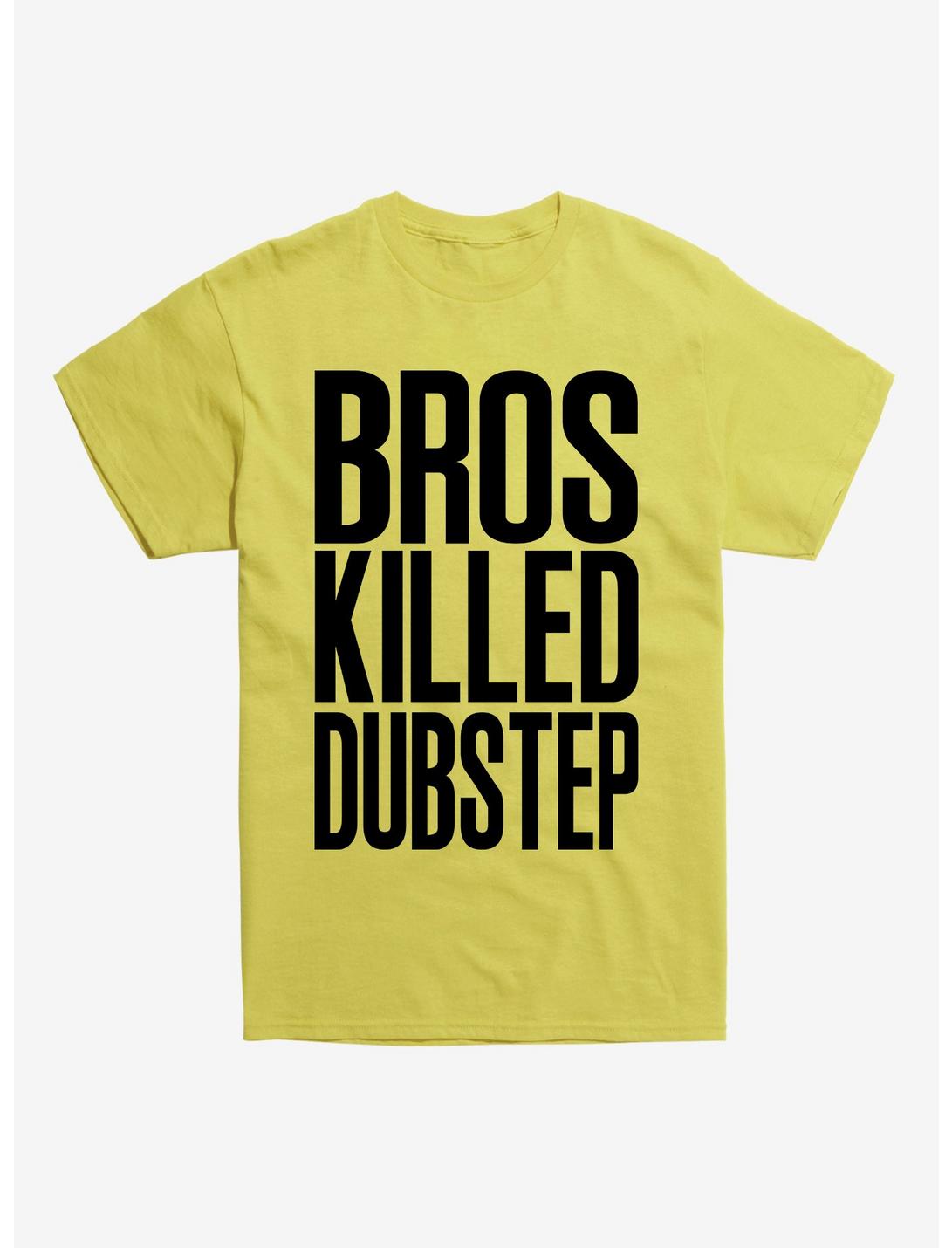 Bros Killed Dubstep T-Shirt, SPRING YELLOW, hi-res