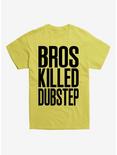 Bros Killed Dubstep T-Shirt, SPRING YELLOW, hi-res