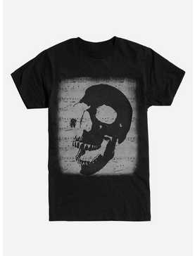 Skull Music Sheet T-Shirt, , hi-res