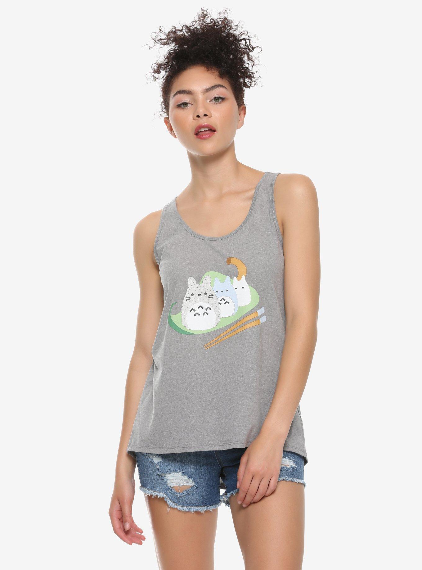 Her Universe Studio Ghibli My Neighbor Totoro Onigiri Girls Hi-Low Tank Top, MULTI, hi-res