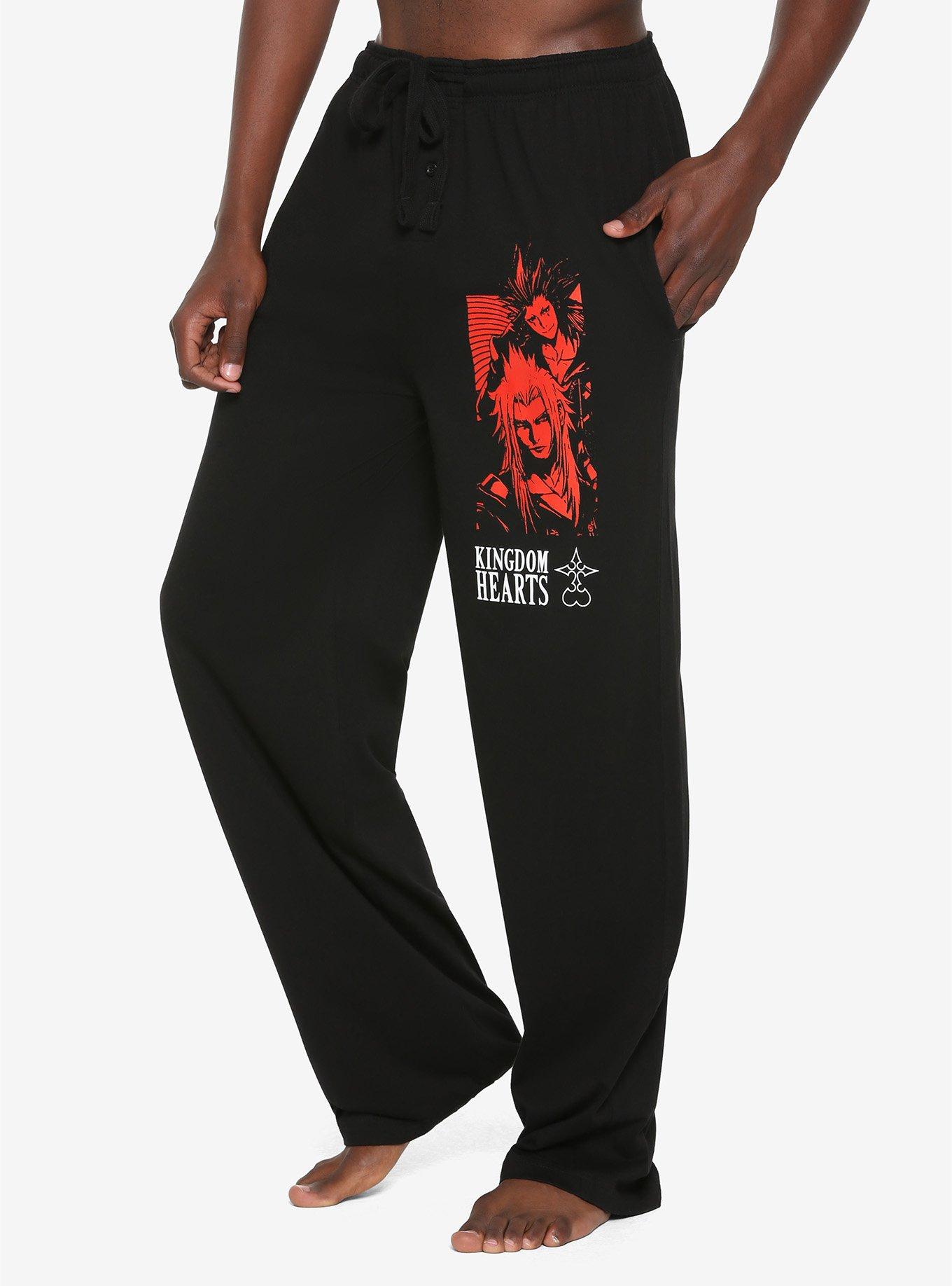 Kingdom Hearts Organization XIII Pajama Pants, BLACK, hi-res