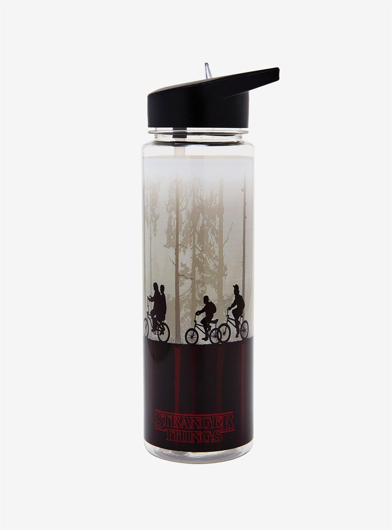 Stranger Things Silhouettes Water Bottle Loungefly - ToyWiz