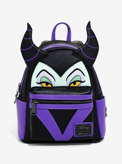 Loungefly Disney Maleficent Sleeping Beauty Diva Villains Mini Backpack  Purse 