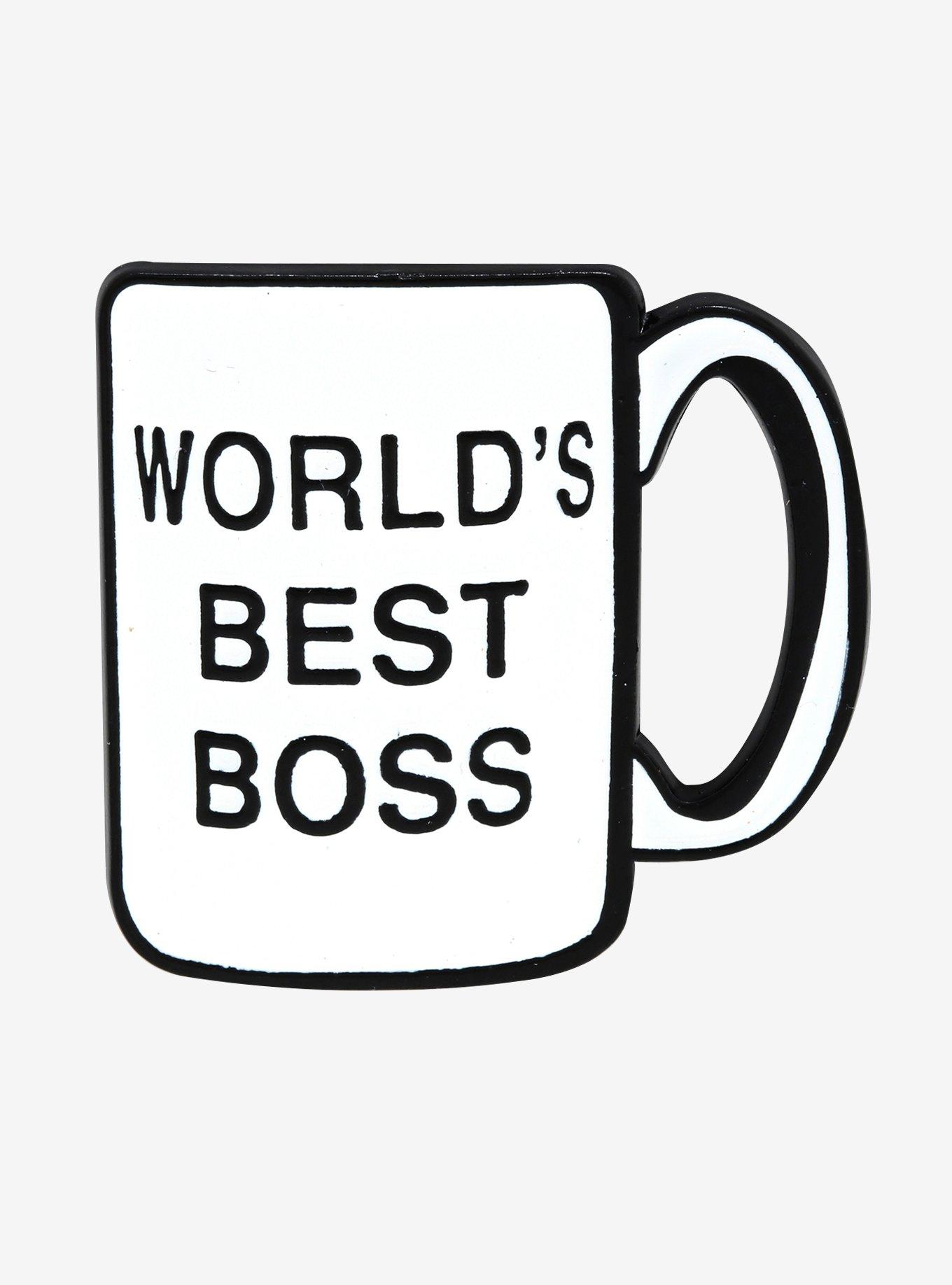 The Office World's Best Boss Enamel Pin, , hi-res