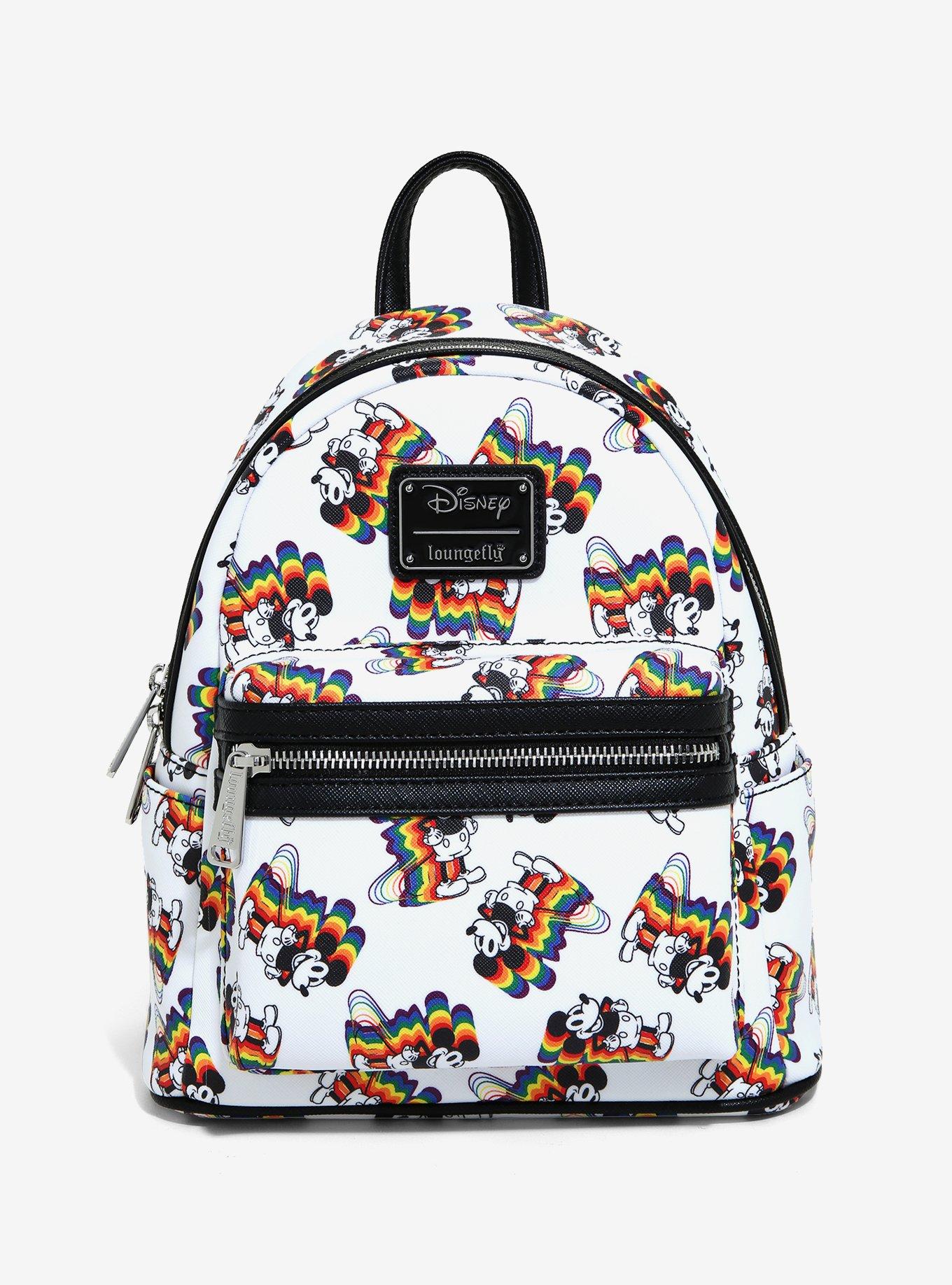 Disney Loungefly Rainbow Mickey Pride Mini Backpack