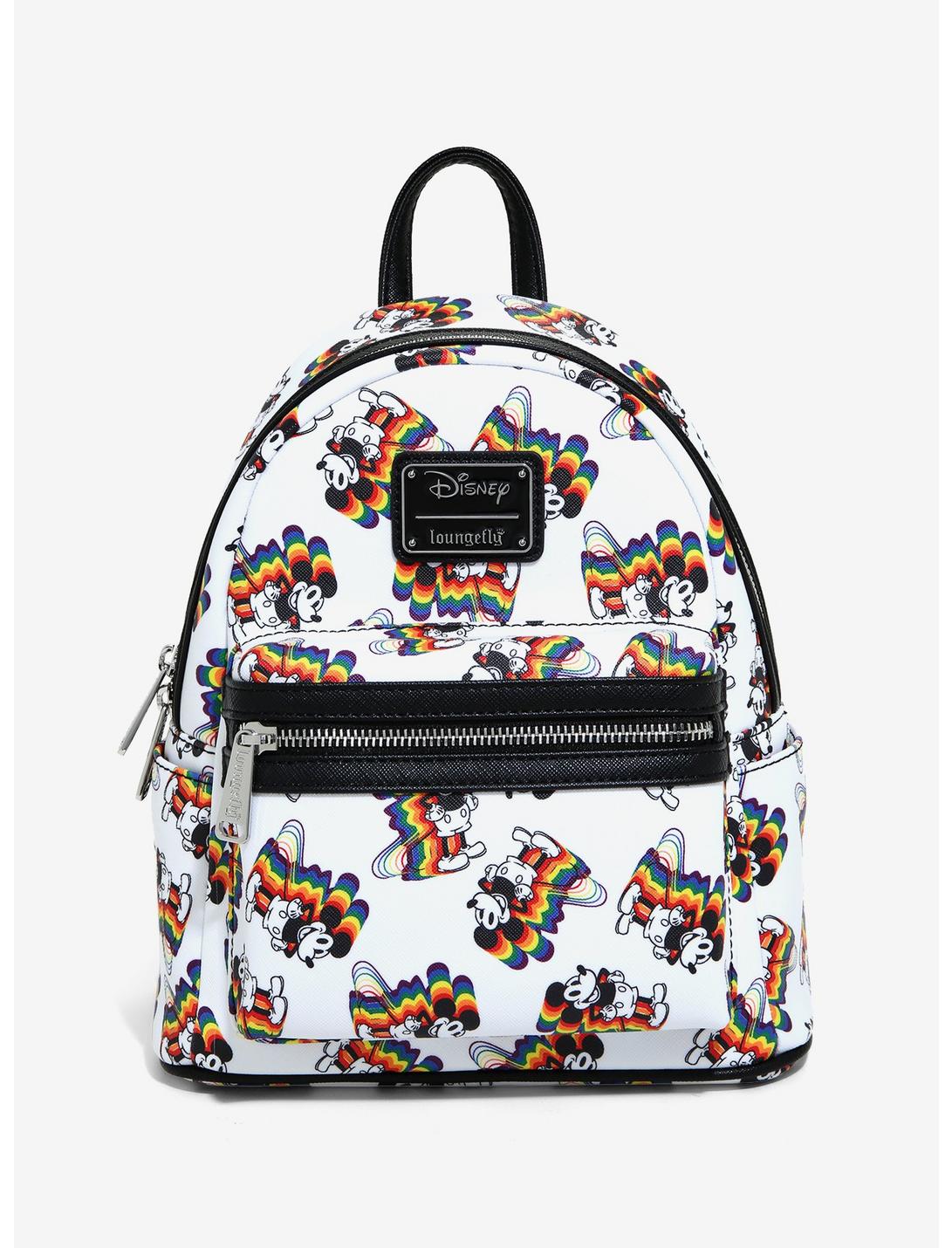 Loungefly Disney Mickey Mouse Rainbow Mini Backpack, , hi-res