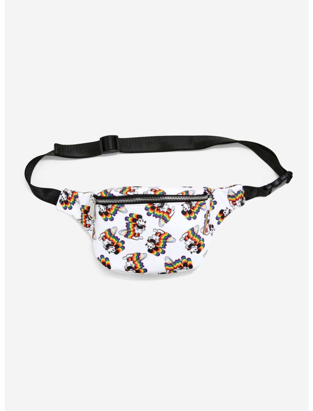 Loungefly Disney Mickey Mouse Rainbow Hip Pack, , hi-res