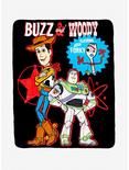 Disney Pixar Toy Story 4 Woody Buzz & Forky Throw Blanket, , hi-res