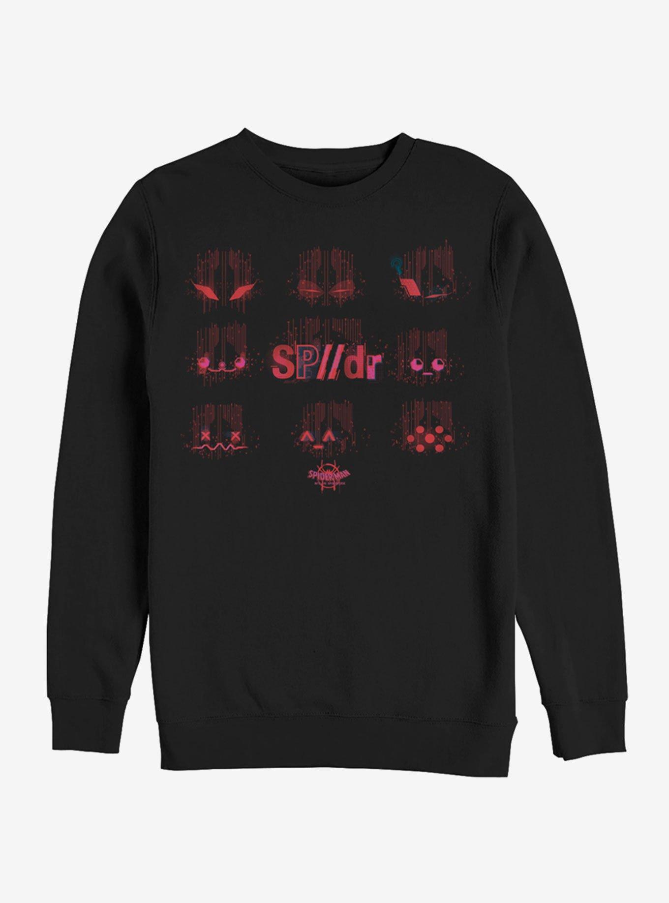 Marvel Spider-Man: Into The Spider-Verse SPdr Sweatshirt, BLACK, hi-res