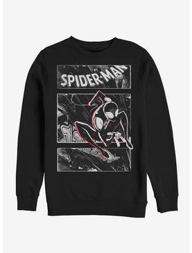 Plus Size Marvel Spider-Man: Into The Spider-Verse Street Panels Sweatshirt, , hi-res
