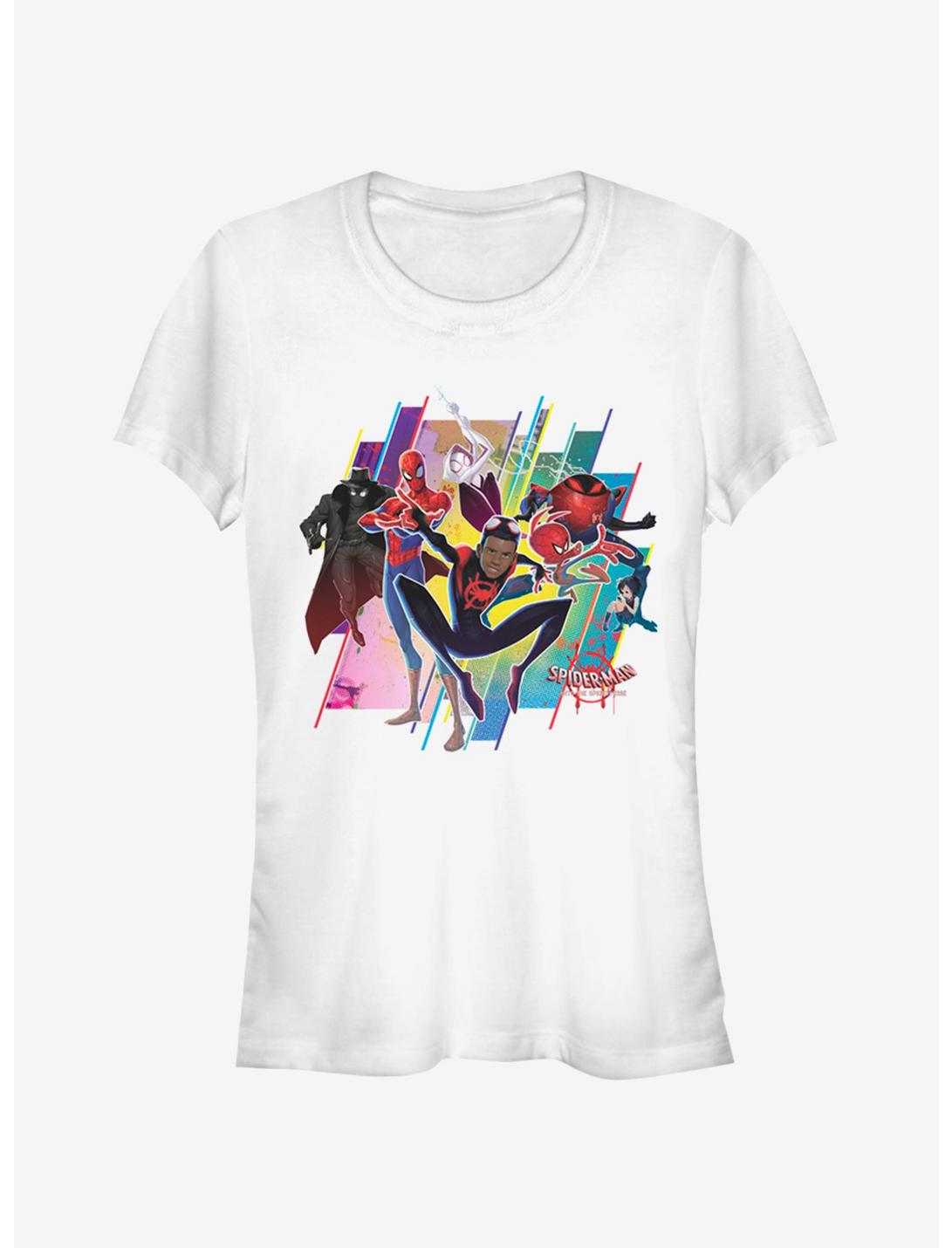 Marvel Spider-Man: Into The Spider-Verse Group Girls T-Shirt, WHITE, hi-res