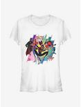 Marvel Spider-Man: Into The Spider-Verse Group Girls T-Shirt, WHITE, hi-res