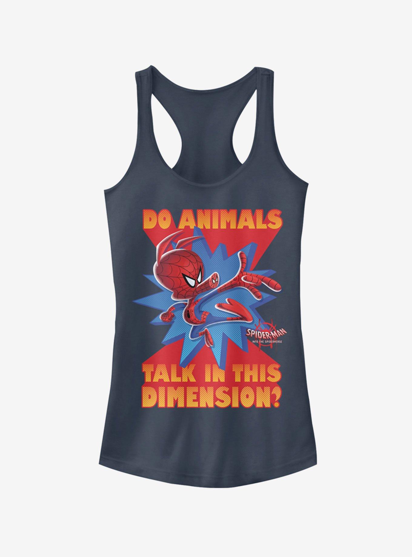 Marvel Spider-Man: Into The Spider-Verse Spider-Ham Indigo Girls Tank Top, INDIGO, hi-res