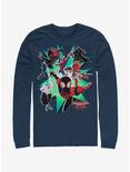 Marvel Spider-Man: Into The Spider-Verse Group Long-Sleeve T-Shirt, NAVY, hi-res