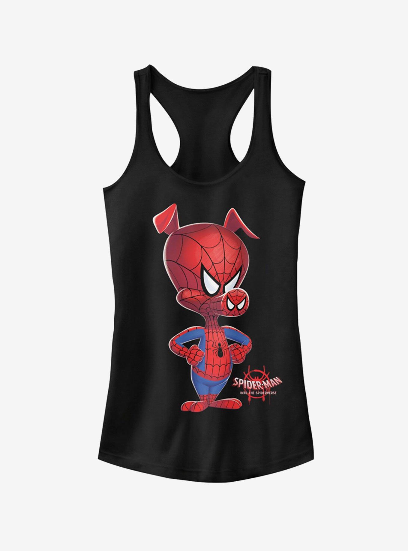 Marvel Spider-Man: Into The Spider-Verse Big Ham Girls Tank Top, BLACK, hi-res