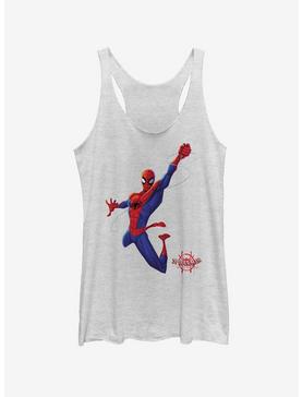 Marvel Spider-Man: Into The Spider-Verse Real Spider-Man Heathered Girls Tank Top, , hi-res