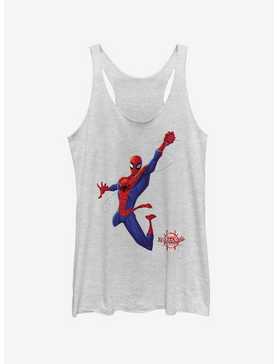 Marvel Spider-Man: Into The Spider-Verse Real Spider-Man Heathered Girls Tank Top, , hi-res
