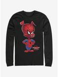 Marvel Spider-Man: Into The Spider-Verse Big Ham Long-Sleeve T-Shirt, BLACK, hi-res