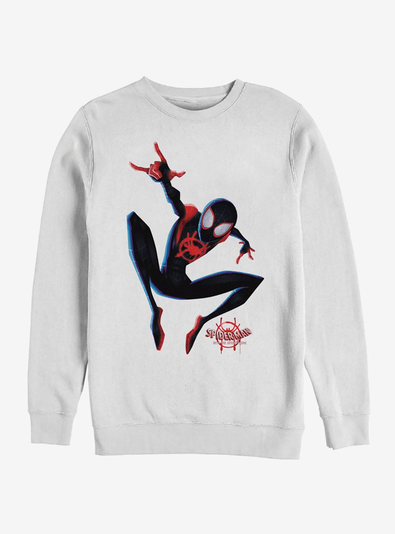 Marvel Spider-Man: Into The Spider-Verse Big Miles Sweatshirt, WHITE, hi-res