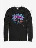 Marvel Spider-Man: Into The Spider-Verse Thwip Spider Long-Sleeve T-Shirt, BLACK, hi-res