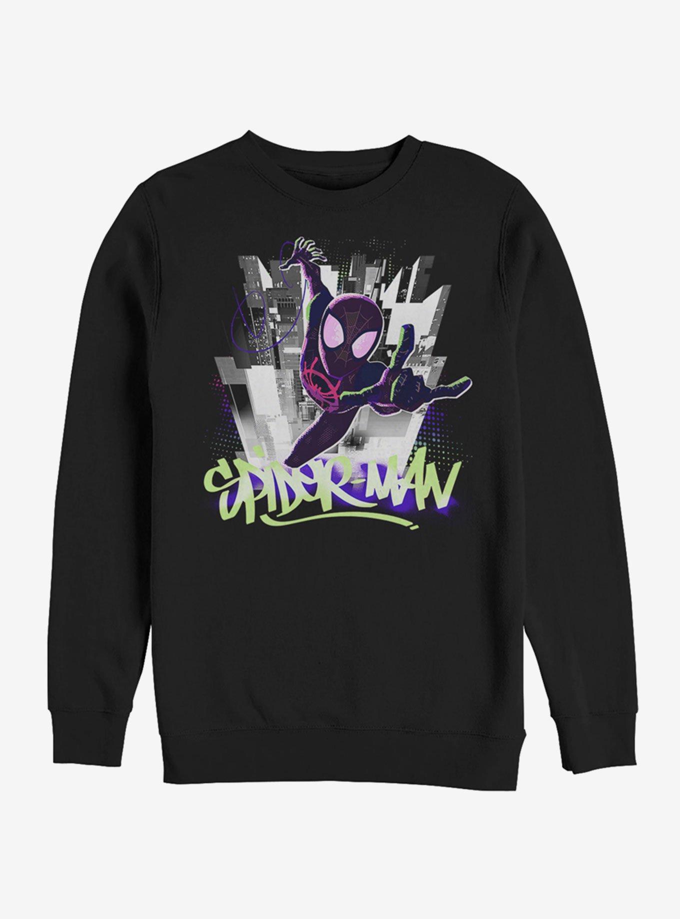 Marvel Spider-Man: Into The Spider-Verse Brooklyn Graffiti Sweatshirt