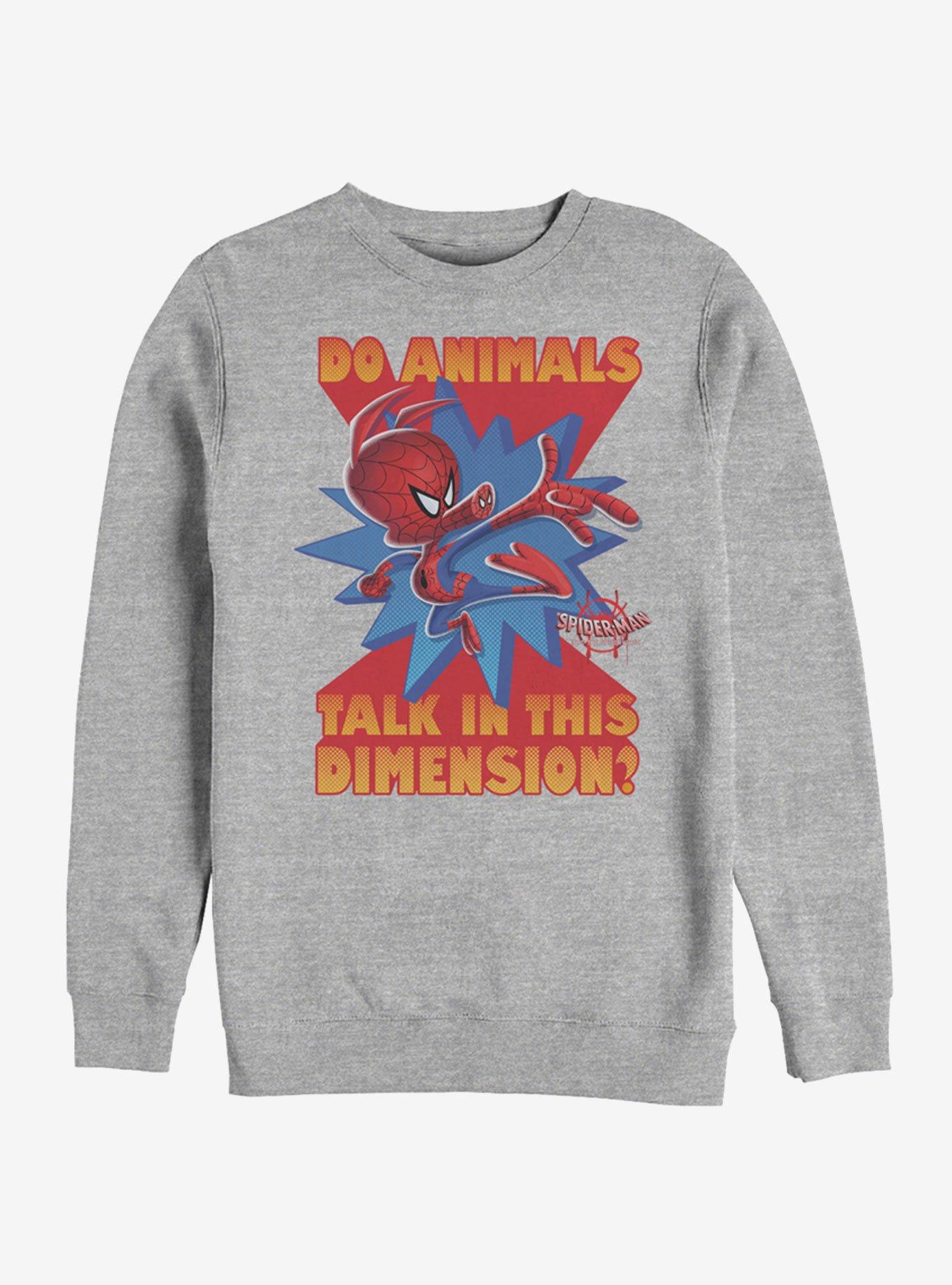 Marvel Spider-Man: Into The Spider-Verse Spider-Ham Sweatshirt, ATH HTR, hi-res