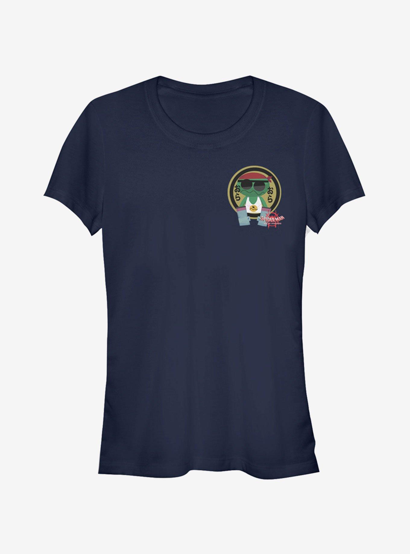 Marvel Spider-Man: Into The Spider-Verse Kappa Sticker Pocket Girls T-Shirt, , hi-res
