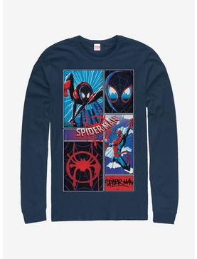 Marvel Spider-Man: Into The Spider-Verse Comic Spiders Long-Sleeve T-Shirt, , hi-res
