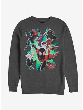 Plus Size Marvel Spider-Man: Into The Spider-Verse Group Sweatshirt, , hi-res