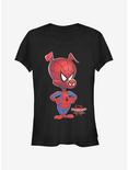 Marvel Spider-Man: Into The Spider-Verse Big Ham Girls T-Shirt, BLACK, hi-res