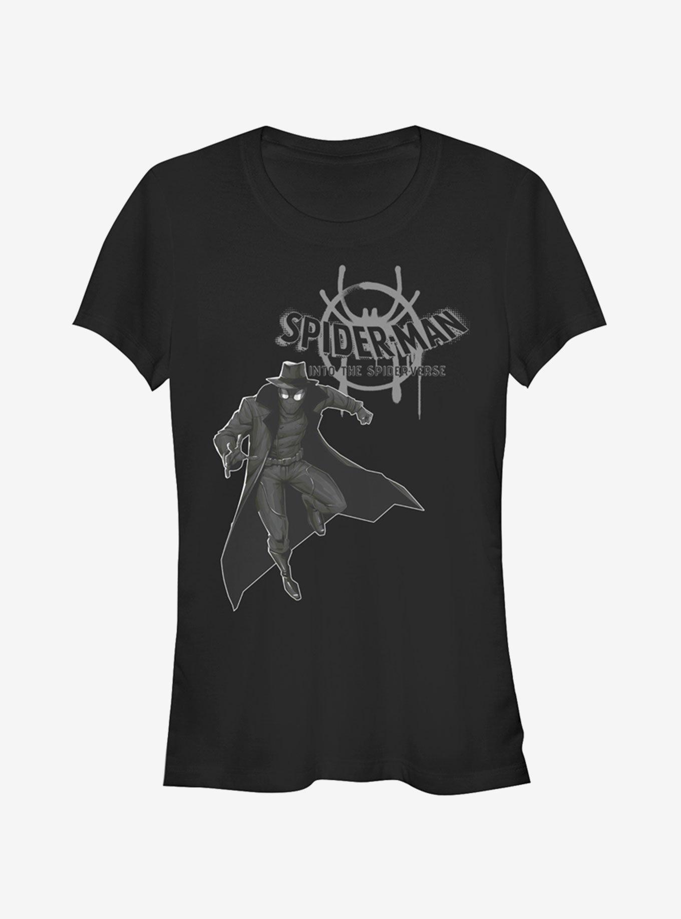 Marvel Spider-Man: Into The Spider-Verse Spider-Man Noir Girls T-Shirt, , hi-res