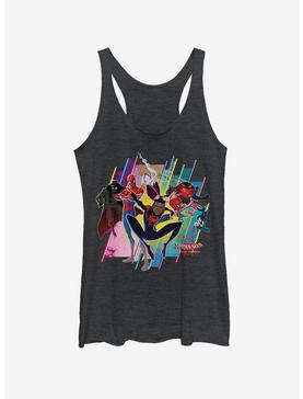 Marvel Spider-Man: Into The Spider-Verse Group Heathered Girls Tank Top, , hi-res