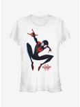 Marvel Spider-Man: Into The Spider-Verse Big Miles Girls T-Shirt, WHITE, hi-res