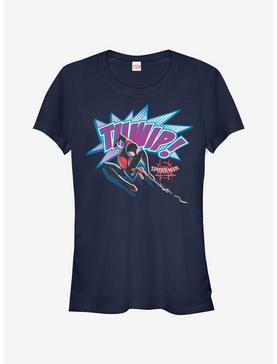 Marvel Spider-Man: Into The Spider-Verse Thwip Spider Girls T-Shirt, NAVY, hi-res