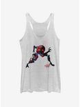 Marvel Spider-Man: Into The Spider-Verse Giant Robo Heathered Girls Tank Top, WHITE HTR, hi-res