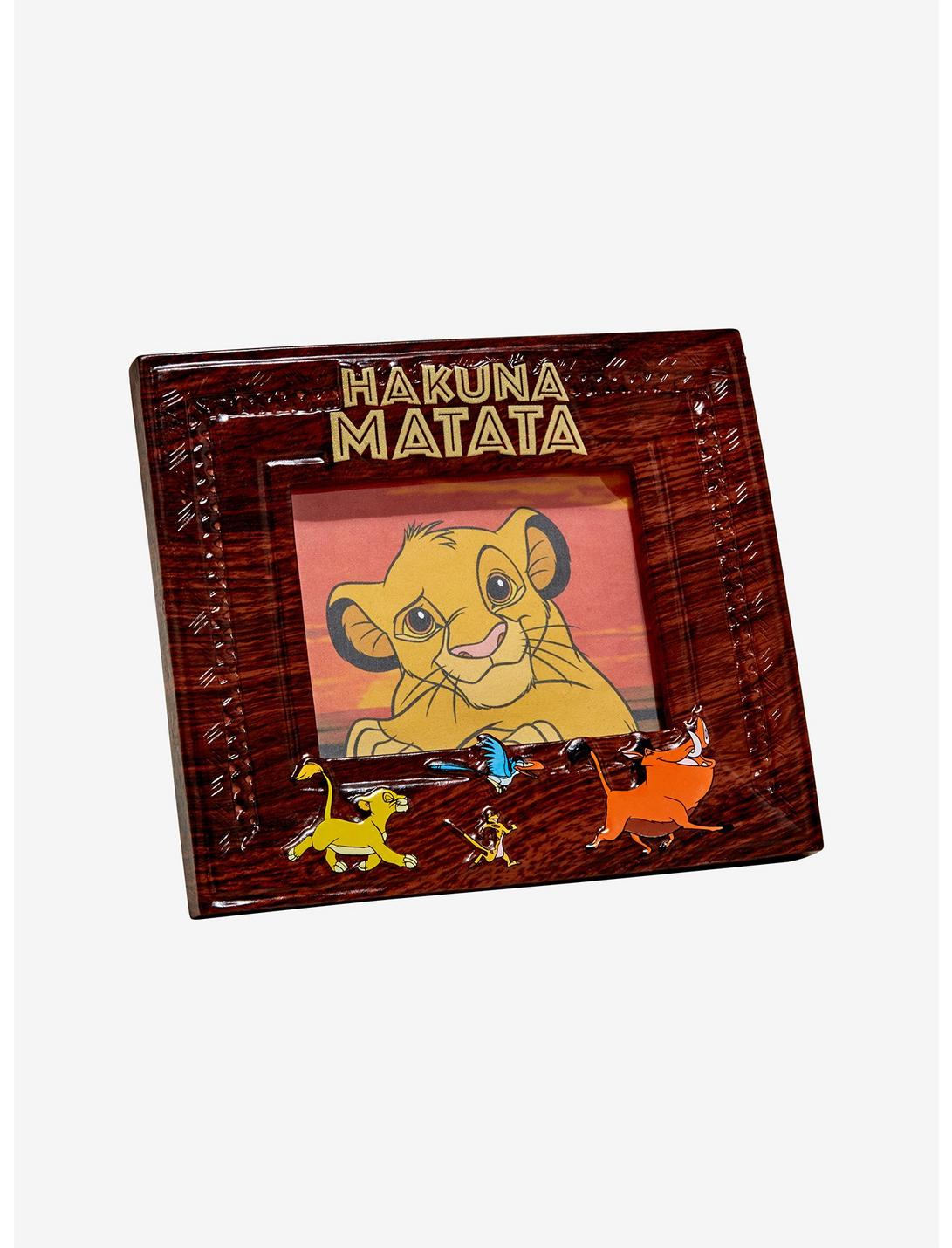 Disney The Lion King Hakuna Matata Wood Photo Frame Hot Topic Exclusive, , hi-res