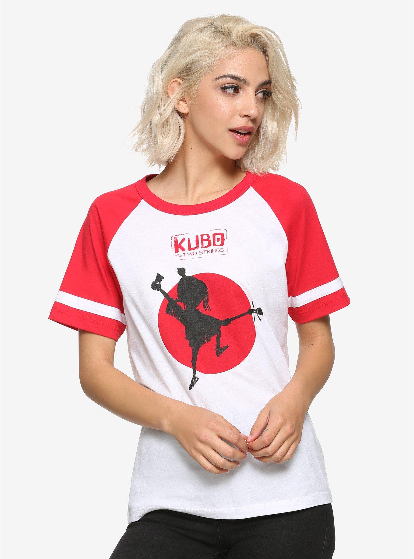 Laika Kubo And The Two Strings Girls Athletic T-Shirt, RED, hi-res